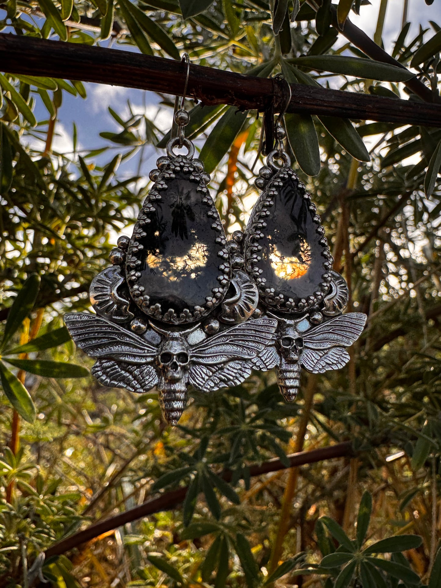 Moth to Flame Earrings