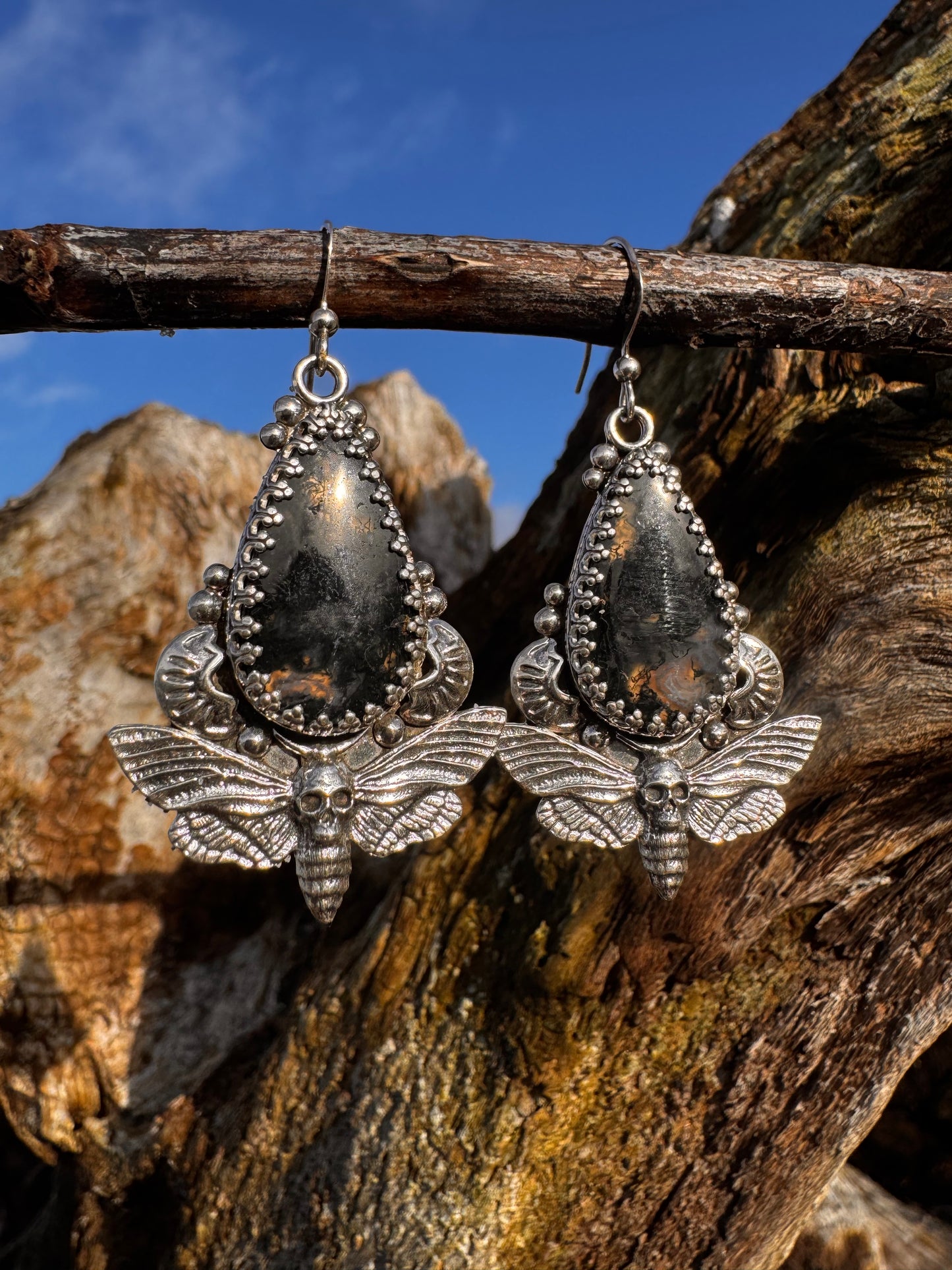 Moth to Flame Earrings